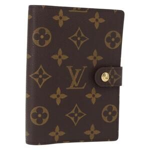LOUIS VUITTON Monogram Agenda PM Day Planner Cover R20005 LV Auth BA8890